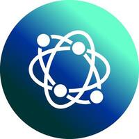 Atomic Structure Vector Icon