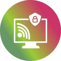 Wifi Security Vector Icon