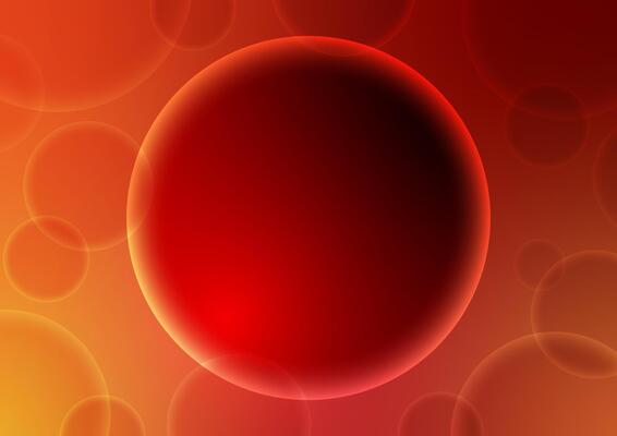 Red hot circle center space cyber graphic background