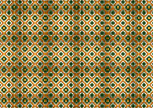 Decoration square line pattern graphic background vector