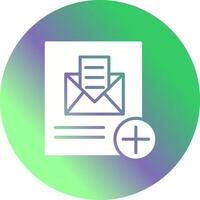 Add Mail Vector Icon