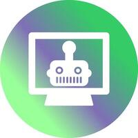 Artificial Bot Vector Icon
