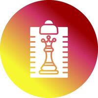 Clipboard Chess Vector Icon