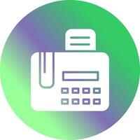 Fax Machine Vector Icon