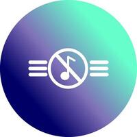 Music Disabled Vector Icon