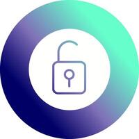 Open Lock II Vector Icon