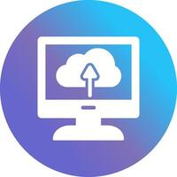 Cloud Backup Vector Icon