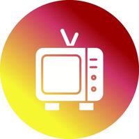 icono de vector de tv