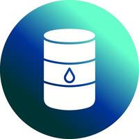 Oil Barrel Vector Icon