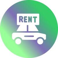 Rent a Car Vector Icon