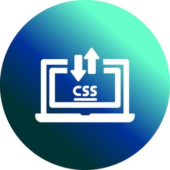 css ordenador portátil vector icono