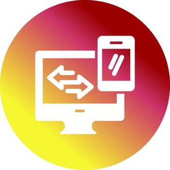 Data Synchronization Vector Icon