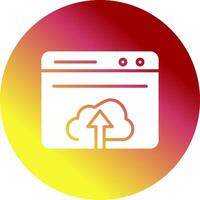 Upload Web Vector Icon