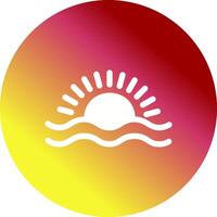 icono de vector de amanecer