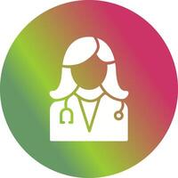 Female Doctor Vector Icon