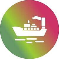 Cargo Ship II Vector Icon