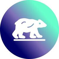 Polar Bear Vector Icon