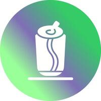 icono de vector de lata de refresco