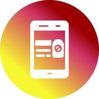 Do Not Disturb Vector Icon