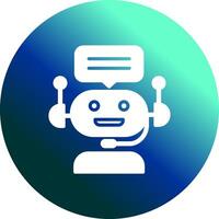 Chat Bot Vector Icon