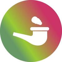 Smoke Pipe Vector Icon