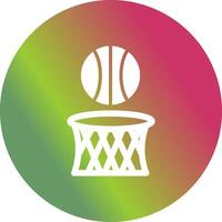 icono de vector de baloncesto