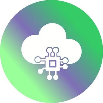 Cloud Computing Vector Icon