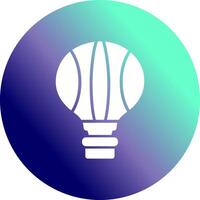 Hot Air Balloon Vector Icon