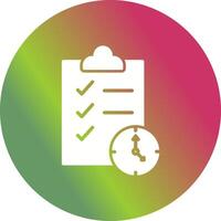 Time Management Vector Icon