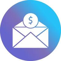 Mail Coin Vector Icon