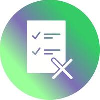 Fake List Vector Icon