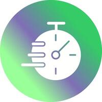 icono de vector de tiempo flexible