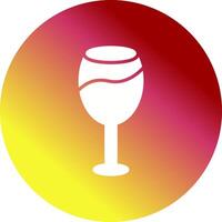 icono de vector de copa de vino