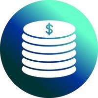 Stack of Coins Vector Icon