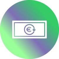 icono de vector de euro