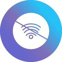 sin icono de vector wifi