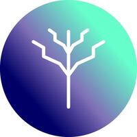 Tree with no leaves Vector Icon