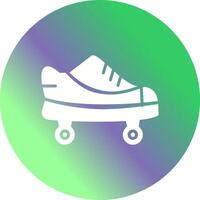 patines, vector, icono vector