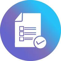 Valid Document Vector Icon