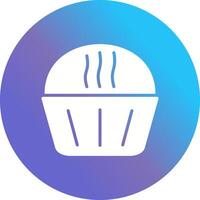 Cream Muffin Vector Icon