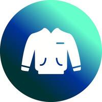 icono de vector de chaqueta