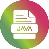 icono de vector de java