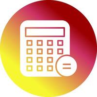 Business Calculator Vector Icon