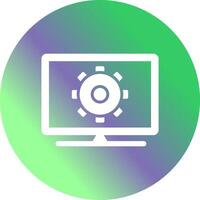 Computer Settings Vector Icon