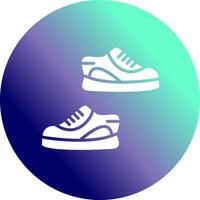 icono de vector de zapatillas