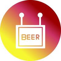 Beer Sign Vector Icon