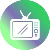 TV Set Vector Icon