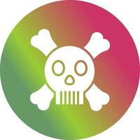 icono de vector de signo de muerte