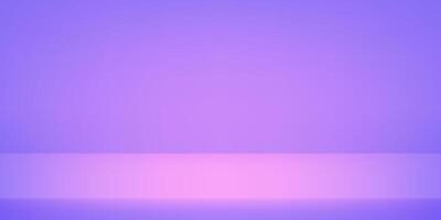 Purple and pink empty room. Clean design for displaying product. Space for selling products on the website. Vector illustration.
