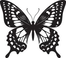 Butterflies and flowers, pattern with butterflies, set of butterflies, Flying butterflies silhouette black set isolated on white background vector